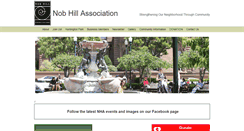 Desktop Screenshot of nobhillassociation.org