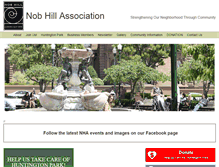 Tablet Screenshot of nobhillassociation.org